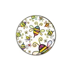 Bee Doodle Cartoon Hat Clip Ball Marker