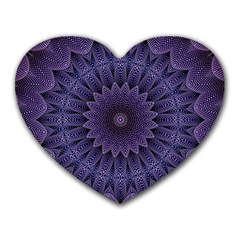 Shape Geometric Symmetrical Symmetry Wallpaper Heart Mousepad by Wegoenart