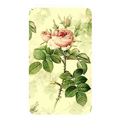 Roses Flowers Vintage Pattern Retro Floral Stem Memory Card Reader (rectangular) by Wegoenart