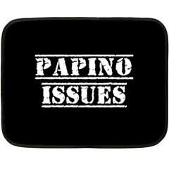 Papino Issues - Italian Humor Fleece Blanket (mini) by ConteMonfrey