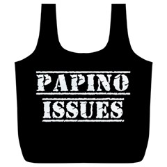 Papino Issues - Italian Humor Full Print Recycle Bag (xxxl) by ConteMonfrey