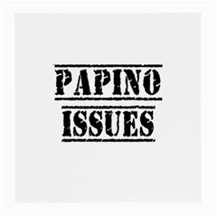 Papino Issues - Funny Italian Humor  Medium Glasses Cloth by ConteMonfrey