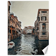 Water Way In Venice Canvas 36  X 48  by ConteMonfrey