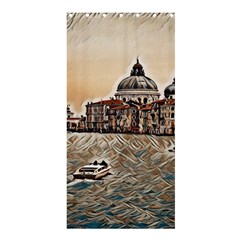 Boat In Venice San Mark`s Basilica - Italian Tour Vintage Shower Curtain 36  X 72  (stall)  by ConteMonfrey