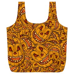 Halloween Background Halloween Texture October Full Print Recycle Bag (xl) by Wegoenart