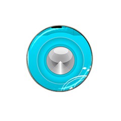 Blue Washing Machine, Electronics Hat Clip Ball Marker (4 Pack) by Jancukart