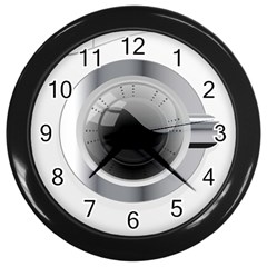 Washing Machines Home Electronic Wall Clock (black)