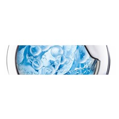 Silver Framed Washing Machine Animated Oblong Satin Scarf (16  x 60 )