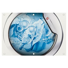 Silver Framed Washing Machine Animated Banner and Sign 6  x 4 