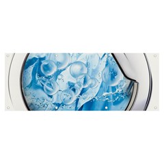 Silver Framed Washing Machine Animated Banner and Sign 8  x 3 