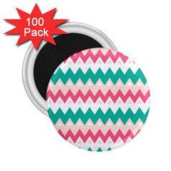 Zigzag Pattern 2 25  Magnets (100 Pack) 