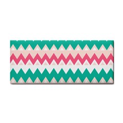 Zigzag Pattern Hand Towel by Jancukart