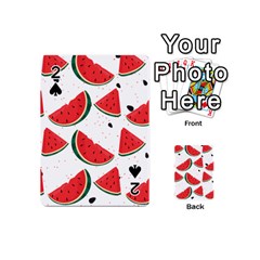 Watermelon Seamless Pattern Playing Cards 54 Designs (mini) by Jancukart