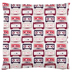 Cassettes Seamless Pattern Standard Flano Cushion Case (two Sides)