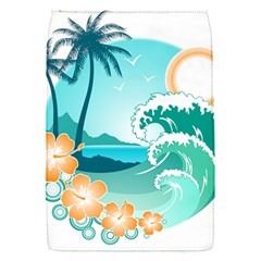 Paradise Heaven Holiday Beach Orange Ocean Removable Flap Cover (s)