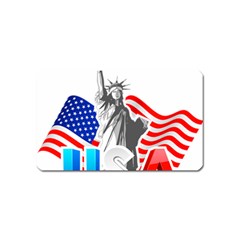 New York City Holiday United States Usa Magnet (name Card)