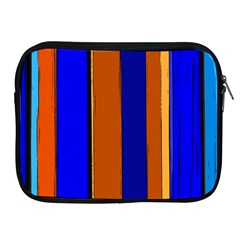 Abstract Blue And Orange 930 Apple Ipad 2/3/4 Zipper Cases by KorokStudios