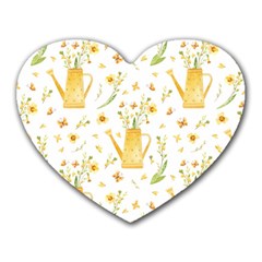 Easter Garden   Heart Mousepad