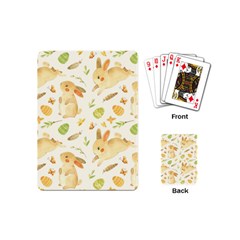 Cute Rabbits - Easter Spirit  Playing Cards Single Design (mini) by ConteMonfrey