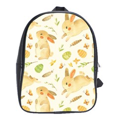 Cute Rabbits - Easter Spirit  School Bag (xl) by ConteMonfrey