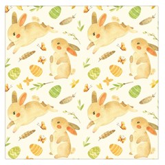 Cute Rabbits - Easter Spirit  Square Satin Scarf (36  X 36 ) by ConteMonfrey