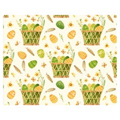 Easter Eggs   Double Sided Flano Blanket (medium)  by ConteMonfrey