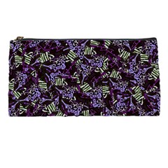 Abstract Collage Random Pattern Pencil Case by dflcprintsclothing