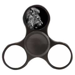 Roar Angry Male Lion Black Finger Spinner by danenraven