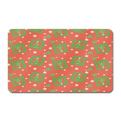 Christmas Textur Magnet (rectangular) by artworkshop