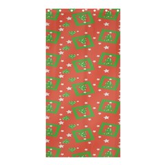 Christmas Textur Shower Curtain 36  X 72  (stall)  by artworkshop