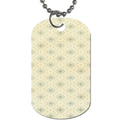 Christmas Textur 03 Dog Tag (two Sides) by artworkshop