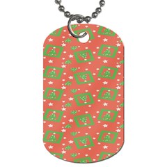 Christmas Textur 01 Dog Tag (two Sides) by artworkshop