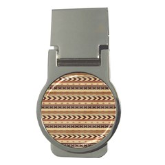 Christmas Textur 04 Money Clips (round)  by artworkshop