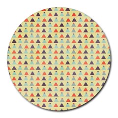 Christmas textur 05 Round Mousepad