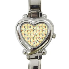 Christmas textur 05 Heart Italian Charm Watch