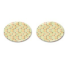 Christmas Textur 05 Cufflinks (oval) by artworkshop