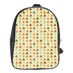 Christmas textur 05 School Bag (Large)