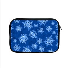 Snowflakes And Star Patterns Blue Snow Apple Macbook Pro 15  Zipper Case by artworkshop