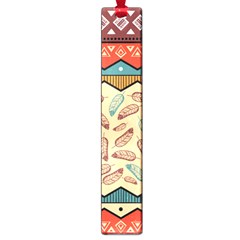 Ethnic Tribal Pattern Background Large Book Marks