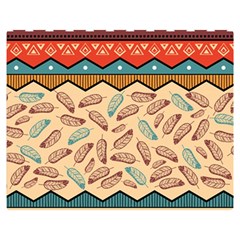 Ethnic Tribal Pattern Background Double Sided Flano Blanket (medium)  by Vaneshart