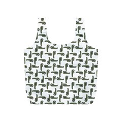Cute Worm Sketchy Drawing Motif Pattern Full Print Recycle Bag (s) by dflcprintsclothing