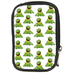 Kermit The Frog Compact Camera Leather Case by Valentinaart