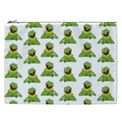 Kermit The Frog Cosmetic Bag (xxl) by Valentinaart