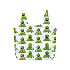 Kermit The Frog Full Print Recycle Bag (s) by Valentinaart