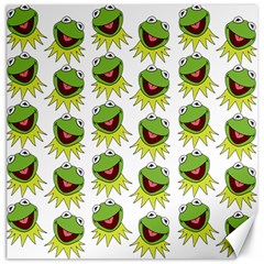 Kermit The Frog Canvas 16  X 16  by Valentinaart