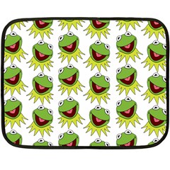 Kermit The Frog Fleece Blanket (mini) by Valentinaart