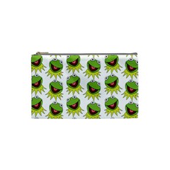 Kermit The Frog Cosmetic Bag (small) by Valentinaart