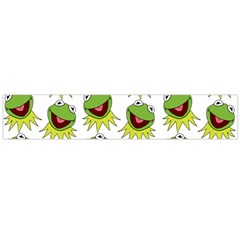 Kermit The Frog Large Flano Scarf  by Valentinaart