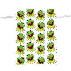 Kermit The Frog Lightweight Drawstring Pouch (xl) by Valentinaart