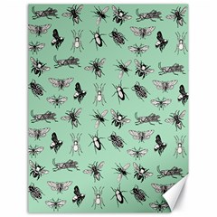 Insects Pattern Canvas 18  X 24  by Valentinaart